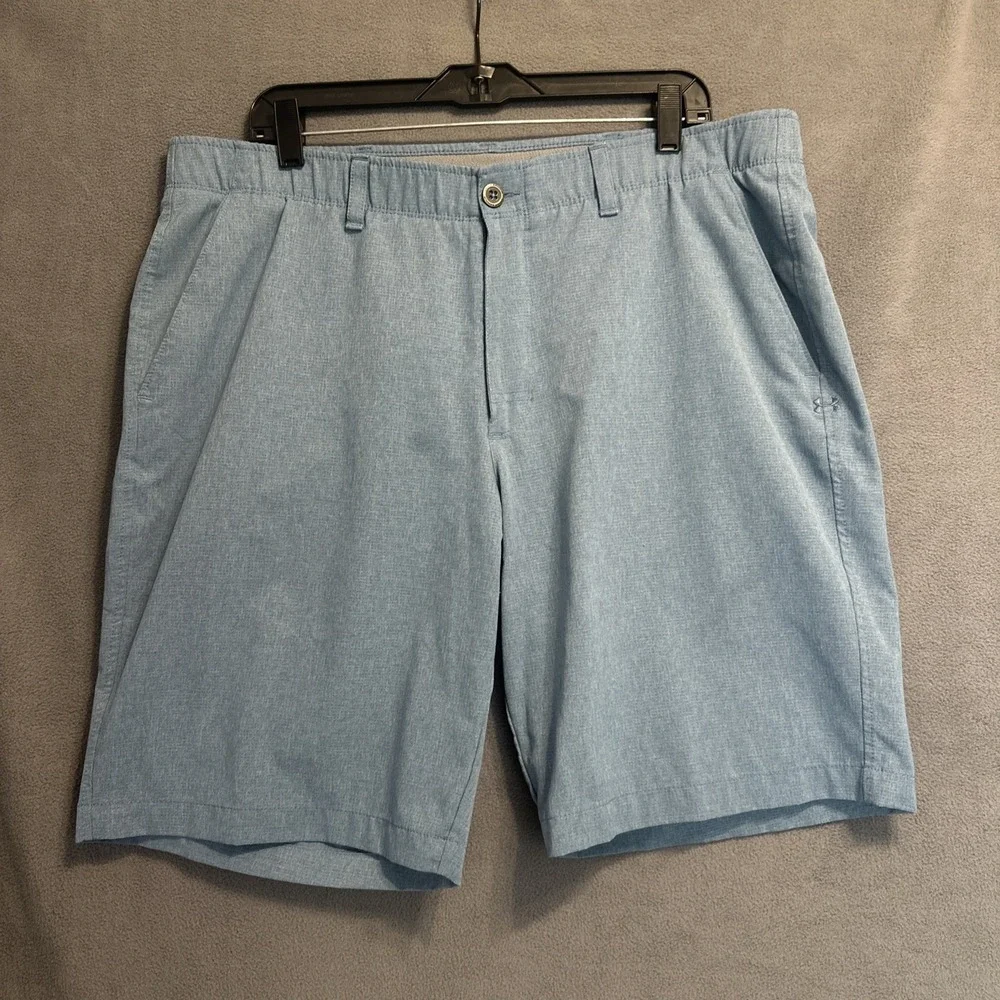 Under Armour Match Play Loose Fit Performance‎ Golf Shorts Mens Size 40 Blue 10